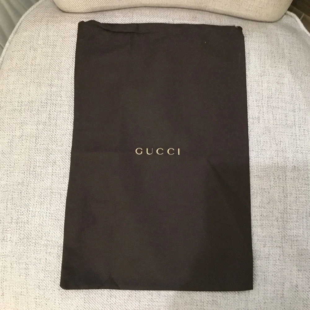 Gucci Large Chocolate Brown Dust Bag - 17.25 x 11.5